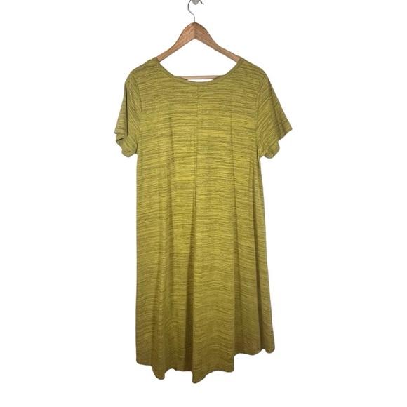 LuLaRoe Mustard Yellow Carly Size Large - Picture 3 of 8